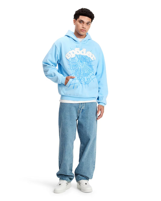 SP5DER Hoodie ‘Sky Blue’ Unisex